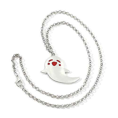 HTBH Collar, Genshin Impact, Juego Cosplay Colgante Lindo Fantasma Anime Colgante Moda Color Oro Collar Unisex Cosplay Joyería Cool Punk Fiesta de Halloween Accesorios Hombres Mujeres Cover