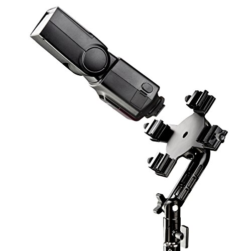 Walimex Kit Pour Porte Flash 230 X 220 X 80 Mm Support Quadruple Pour Flashs Externes Avec Boîte À Lumière - vue 5