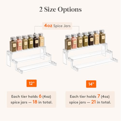 Lifewit Rangement Parfum Acrylique, Presentoir Aperitif buffet, Vitrine pour Collection, Figurines, Cupcakes, Buffets, Desserts, Vernis à Ongles, épices, Cosmétiques, 3 Niveaux, 1 Paquet, 30 cm – vue 4