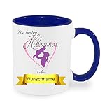 crealuxe Tasse m. Wunschname Hebammen heißen. Wunschname - Kaffeetasse mit Motiv, Bedruckte Tasse mit Sprüchen oder Bildern