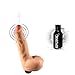 Best Realistic Squirting Dildo with Vibration with Hybrid Cum Lube Included