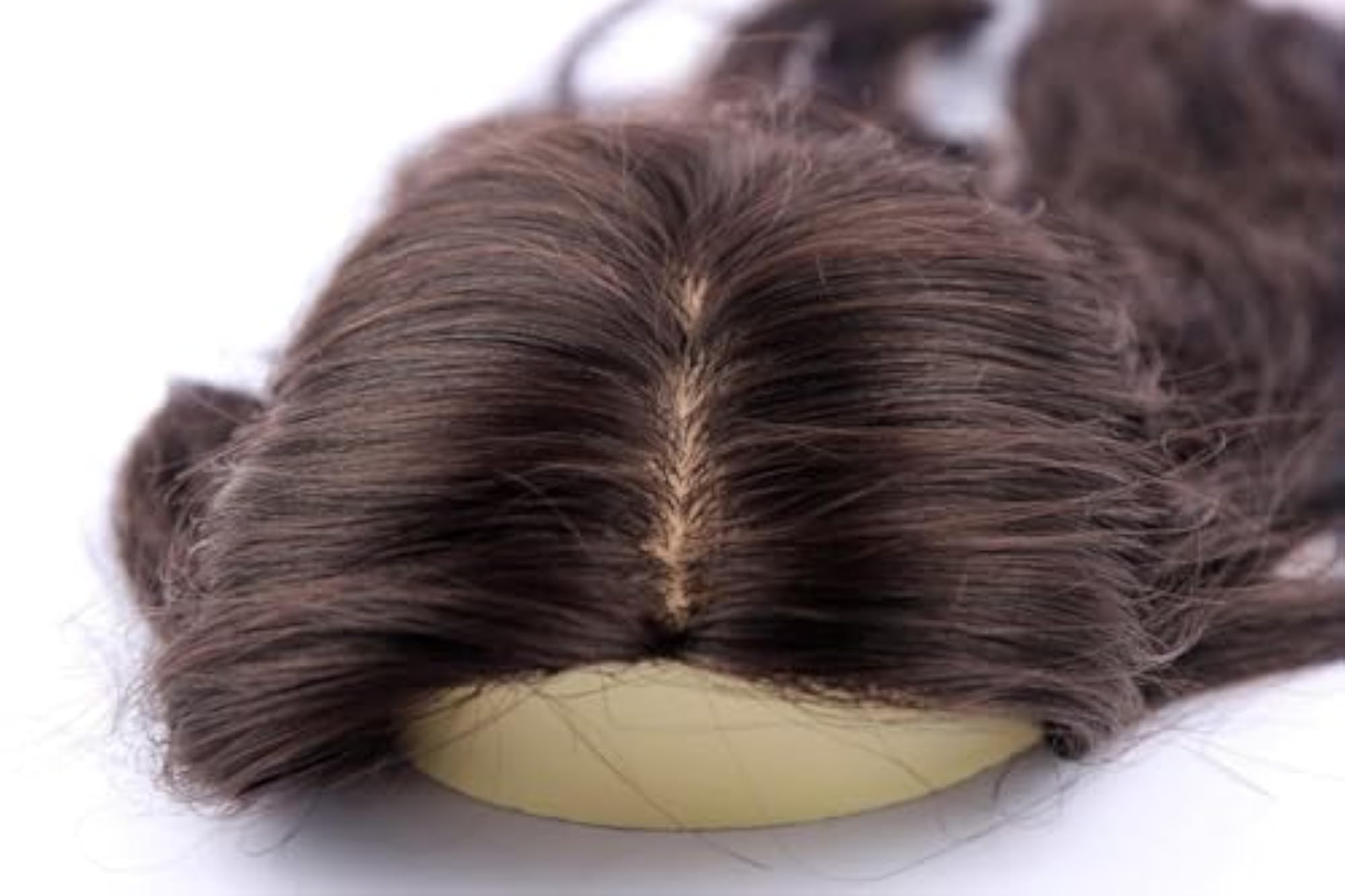3X3" Clip-In Invisible Silk Base Hairpieces Topper
