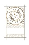  Simple Zodiac Planner - Agenda - Calendar: Undated with facts about the signs for each season