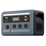 OSCAL PowerMax 1800SE Centrale Elettrica Portatile, Batteria LFP 1024Wh, Potenza 1800W (Picco 3600W), 3 Uscite CA, per Campeggio, Viaggi e Emergenze Energetiche