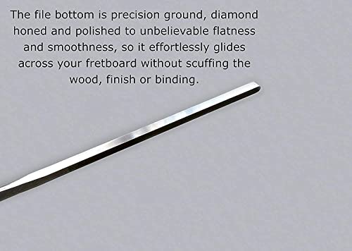 Fretguru Ultimate Fret End File 2 - Fix Sharp Fret Ends, Fret Sprout, Fret End Dressing File Pro Luthier Tool Guitar Tech [Finally Available Again - Advanced New Design Shipping Now] #TOP4