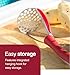 Zyliss Stainless Steel Potato Masher - Food Smasher for Potatoes, Avocados & More - Home Kitchen Essentials & Accessories - Manual Potato Masher Tool - Dishwasher-Safe Vegetable Masher