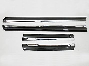 ITrims for Toyota Prado FJ150 J150 for Lexus GX 460 GX460 2010-2018 Exterior Car Accessories Body Side Door Molding Trim Cover Protector Trims (Black)