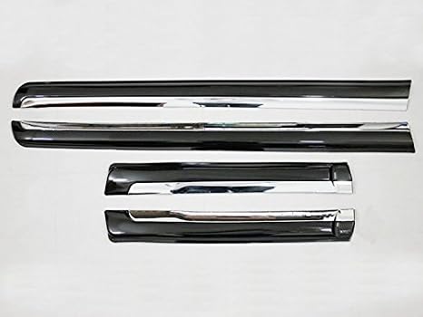 ITrims for Toyota Prado FJ150 J150 for Lexus GX 460 GX460 2010-2018 Exterior Car Accessories Body Side Door Molding Trim Cover Protector Trims (Black)