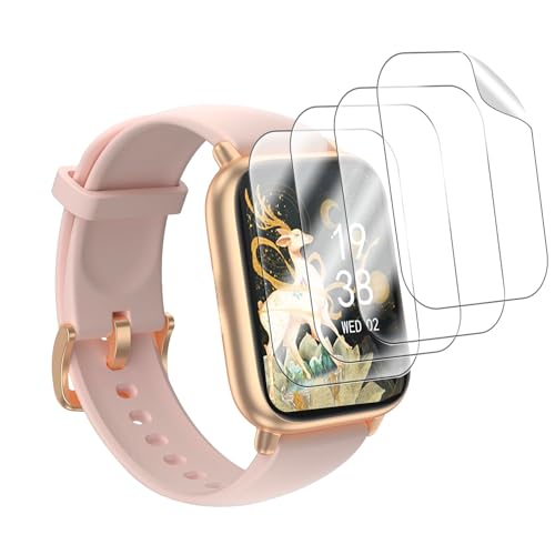 �y4���Z�b�g�z RUIMEN D1 �X�}�[�g�E�H�b�` 1.85 �C���`�Ή��ی�t�B���� �X�}�[�g�E�H�b�` �t�B�����yHUKWIMO�z �ی�t�B���� 3D�S�ʕی� �w��h�~ HD�����ߗ� ���ɋ��� �C�A�[�� �ɔ� �������� ���˒ጸ �X�N���[���v���e�N�^�[ 