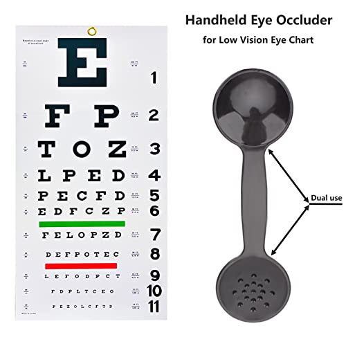 2Pcs Dual-Use Pinhole Eye Occluder For Eye Optics Low Vision Eye Charts Occluder Professional Eye Exam Tools For Snellen Eye Chart And Rosenbaum Eye Chart #TOP2