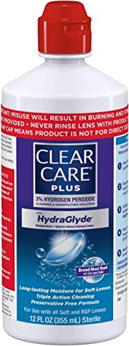 Clear Care Cleaning & Disinfection Solution-12 oz, Twin Value Pack (Pack of 4) - Thumbnail 2