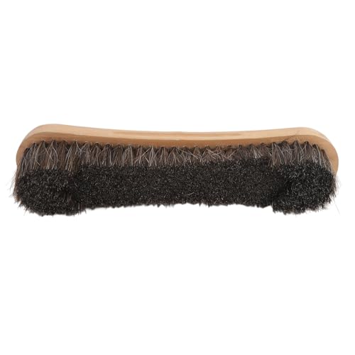 Efficient 12 Inch Horsehair Billiard Pool Table Brush, Multifunctional Design for Cushion Seam Brushing and Table Cleaning with Ergonomic Handle, Excellent Dust Removal for - Thumbnail 2
