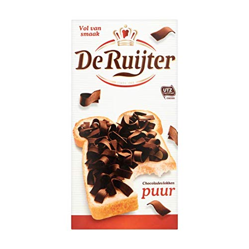 De Ruijter Dark Chocolate Flakes 10.5Oz (pack of 3)