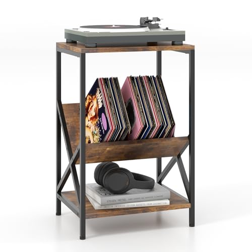 COSTWAY Mesa Auxiliar de 3 Niveles Mesa