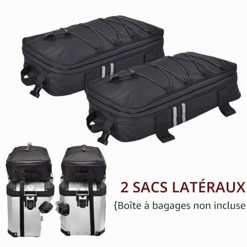 NIHUIFA Top Pack Sacoches de moto Sacoches supplémentaires pour accessoires de moto R1200GS – vue 7