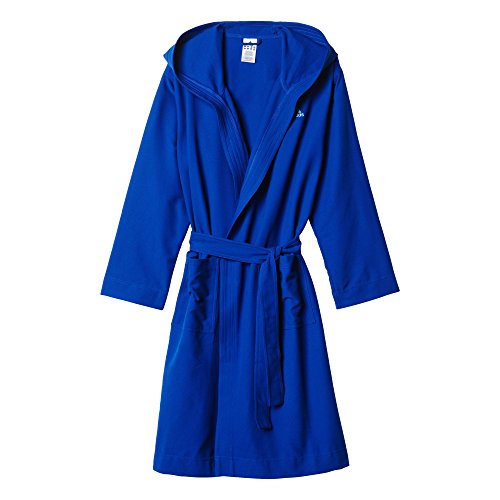 Preisvergleich Produktbild adidas Herren Bademantel MICRO BR M, Blau, S, 4055344199886