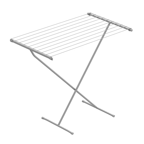 Rörets - Wäscheständer Ted White - 9m Trockenlänge & Liegendtrocknung - 54x91x83 cm - Wäschentrocken mit Qualität und Funktionalität von Schwedens führender Wächeständermarke