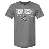 500 LEVEL NBA Jase Richardson Orlando Magic Elite Men's Premium T-Shirt (Tri Gray, M)