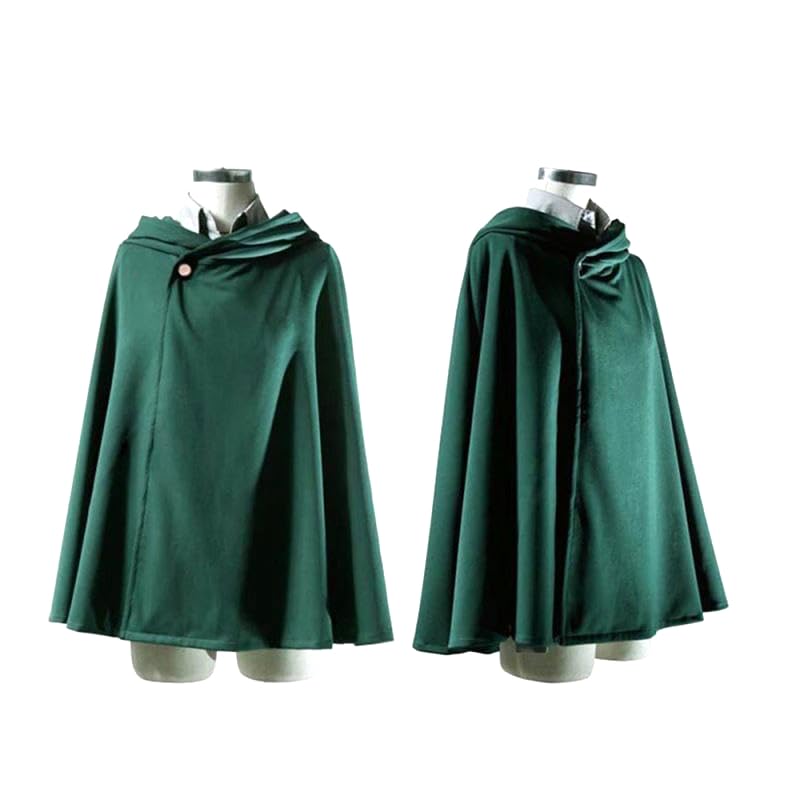 Trunkin Cute Attack On Titans Green Hoodie Cloak Shingek No Kyojin Scouting Legion Costume Anime Cosplay (large) Outfit (B0C7N2RXQB) Amazon Price History, Amazon Price Tracker