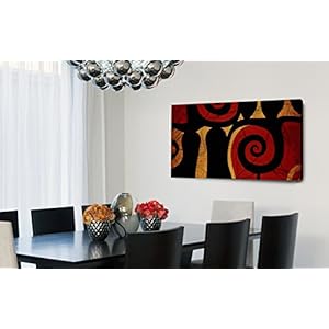 Quadro Decorativo Para Sala Geomêtrico Caracol 55x100