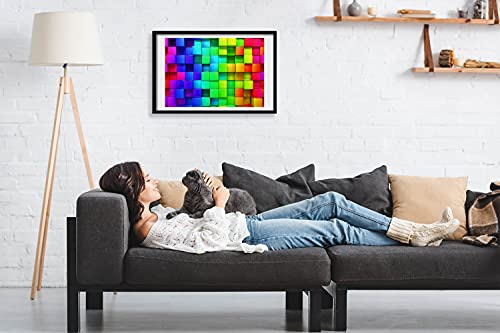 Tableau décoratif cadre MDF 60x40 cm Tulup avec impression haute définition - 2
