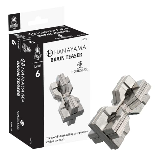 Hanayama Hourglass Metal Brainteaser Puzzle