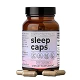 Santa Cruz Paleo Sleep Caps with L-Theanine, Lemon Balm, Passion Flower & Valerian Root, Melatonin-Free Nighttime Relaxation, Paleo & Keto Friendly, Sugar & Gluten Free, 60 Capsules