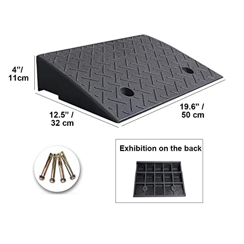 Rampas de Goma para Bordillo 2PCS 6800lb 4x12x19in miniatura 2