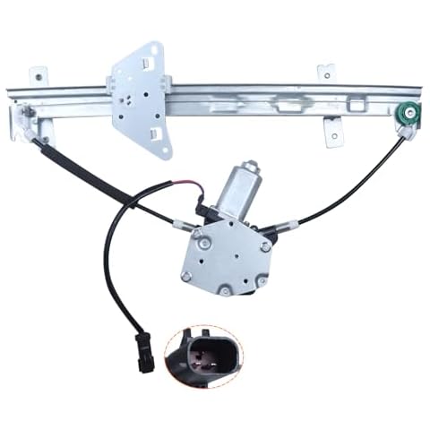 SHOWSEN 741-599 Rear Passenger Power Window Regulator W/Motor Fit 00-04 Dakota 98-03 Durango Cover
