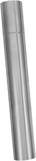 VILLCASE Stainless Steel Document Tube - 11.81 Inch Scroll Certificate Holder Protector for Birth Certificates Important Papers Waterproof Portable Design Cylinder Tube