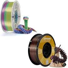 Silk PLA Filament 1.75mm & Rainbow PLA Triple Color