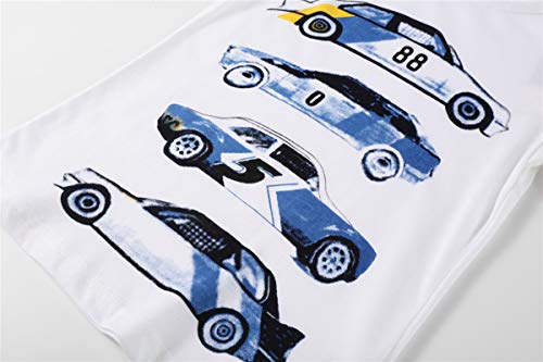 Image of Toddler Boy Clothes Sets T-Shirt&Shorts 2 Packs Kids Summer Outfits Shirt Short Sets 2-7T
