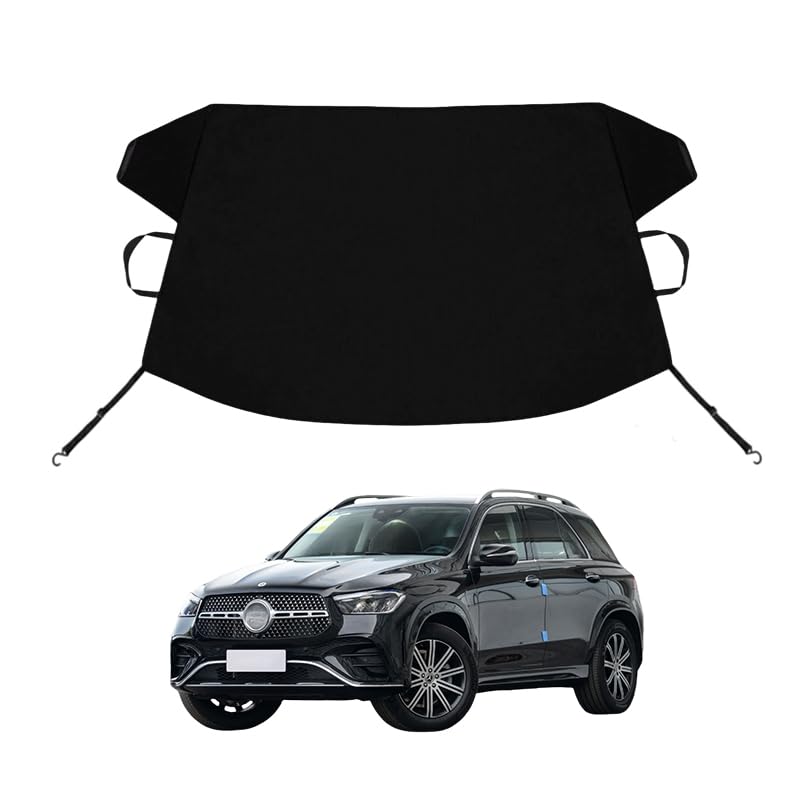 GLE/GLS Custom Windshield Cover for Ice and Snow for Ben-z GLE/GLS Windshield Snow Cover 600D Shade Blocks Winter Frost Hail Protector Car Accessories