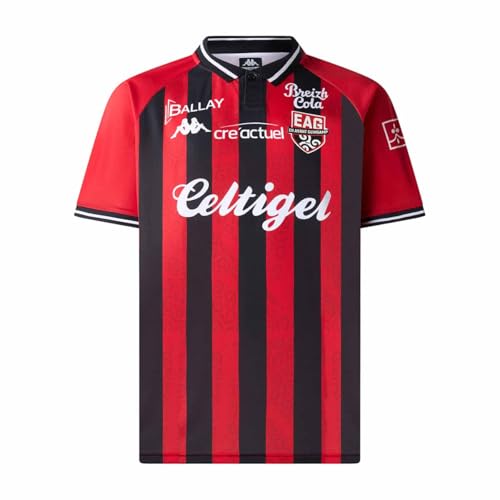 Maillot Guingamp 2026 Home Kappa Neo rouge 8Y idéal pour le foot entre amis