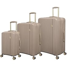 It Luggage Luxuriant 3 Piece Hardside 8 Wheel Expandable Spinner Set, Vintage Grey