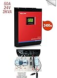 investor Wellenlänge Pura Multifunktions 3 kVA 24 V PWM 50 AMP Ladegerät Akkus 30 AMP