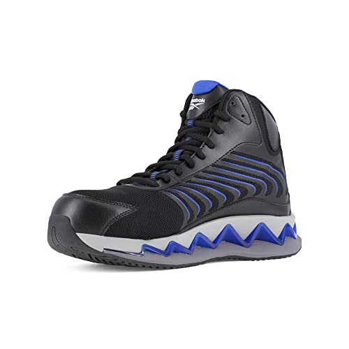 Reebok Reebok Work Men's Zig Elusion Heritage Work Black and Blue Composite Toe Boots