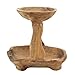2-Tiered Teak Root Tray - 11.75