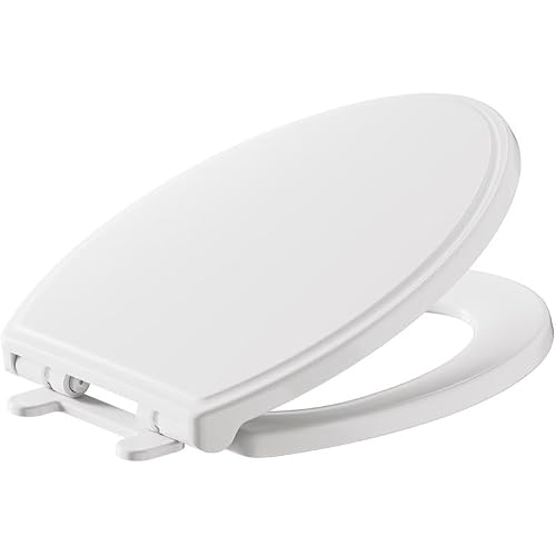 American Standard Traditional Elongated Toilet Seat, Soft Close, White
