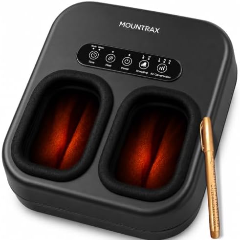 MOUNTRAX Shiatsu Foot Massager with Heat and Compression