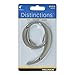 Distinctions by Hillman 843329 4-Inch Brushed Nickel Flush-Mount House Number 9