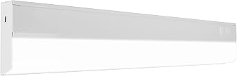 21 LED Direct Wire Under Cabinet Light - Dimmable Undercounter LED Lights for Kitchen - Selectable CCT 2700K-5000K, 612-648 Lumens, 9W - UCB Series Hardwired Under Cabinet Lighting by NICOR Lighting