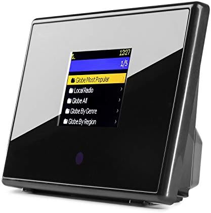 Audizio Turin WIFI Internet Radio Receiver Adaptor Display, Bluetooth for Home Hi-Fi Speakers, Sleep Timer, Dual Alarm, Clock, LAN, DNLA, UPnP Streaming
