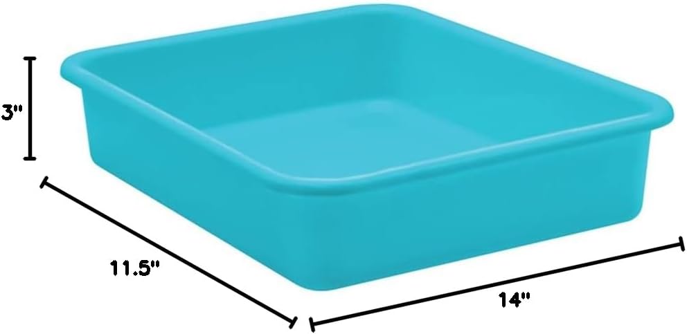 Teacher Created Resources® Teal Large Plastic Letter Tray