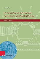 Le Citazioni Di Aristofane Nel Lessico Dell'antiatticista (Studia Comica, 16) 3949189513 Book Cover