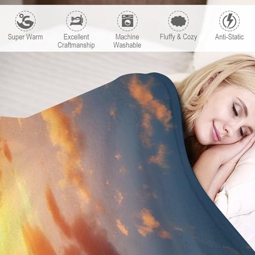 Manta mullida de forro polar Sonneset ideal para tardes de sofá 6