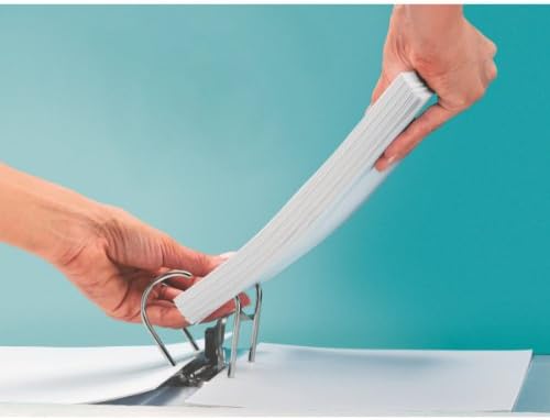 Leitz Presentation Lever Arch File, 7.5 cm Width, 42250001 - A4 Maxi, White