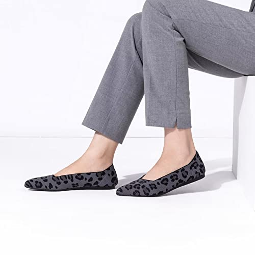 Image of Frank Mully Womens Pointed Toe Flats Knit Dress Shoes Comfort Women Shoes Softable