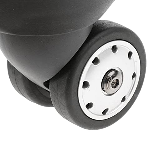 Large Replacement Porous Wheels for Luggage Suitcase, PVC+Metal, 60mm/2.36inch, Easy Installation, Wear-Resistant2