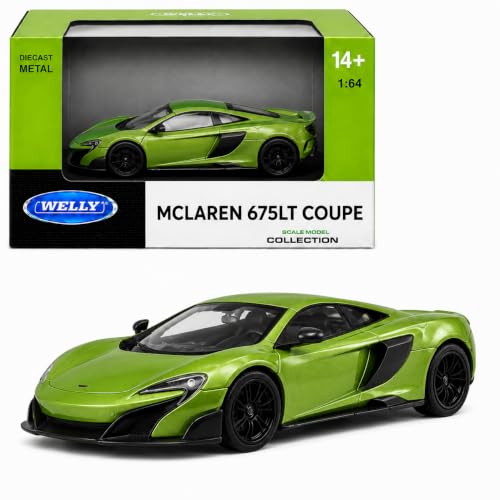 Image of MCLAREN 675LT Coupe Welly 1:64 Scale Die-Cast Metal Car